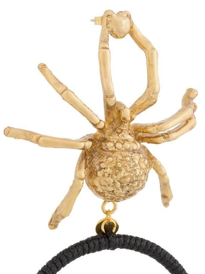 Shop Lako Bukia X Natia Khutsishvili Natia X Lako Detailed Spider Earrings In Metallic