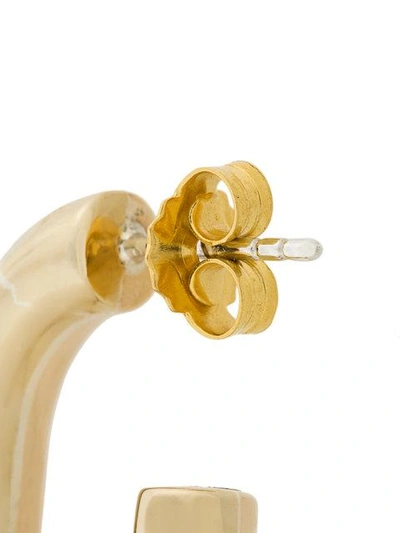 Shop Pamela Love Deconstructed Hoop Earrings In Metallic
