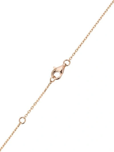 Shop Sabine Getty V Round Diamond And Sapphire Necklace - Metallic
