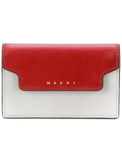 Shop Marni Trunk Wallet - Red