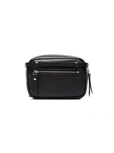 Shop Saint Laurent Lou Lou Leather Belt Bag In Black