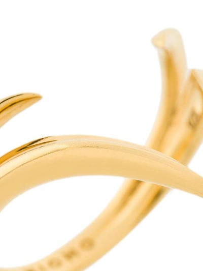 Shop Niomo Sago Ring In Metallic