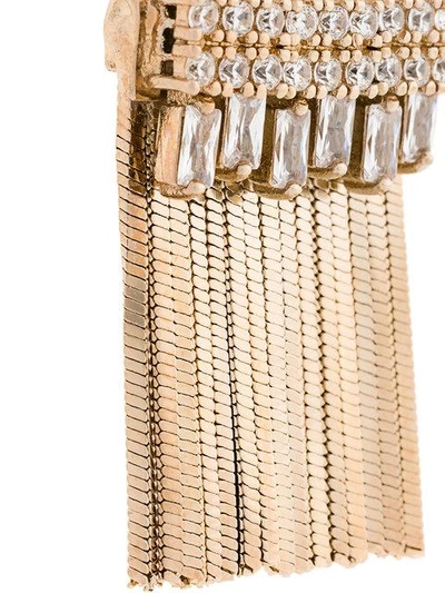 Shop Iosselliani Elegua Fringe Earrings In Metallic