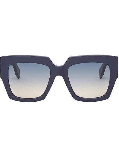 Shop Fendi Facets Sunglasses