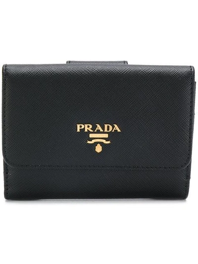 Shop Prada Flap Wallet