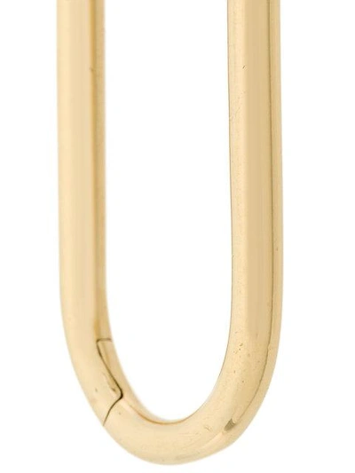 Shop Astley Clarke Piet Oval Hoop Earrings - Yellow Vermeil