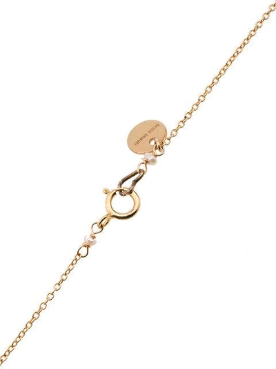 Shop Sasha Samuel Adriane Circle Diamond-embellished Gold-plated Locket Necklace In Metallic