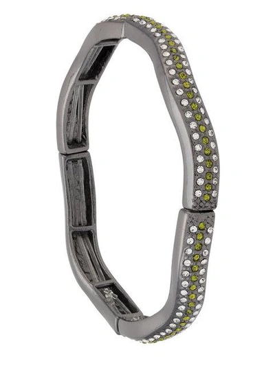 Shop Camila Klein Strass Encrusted Bracelet - Metallic