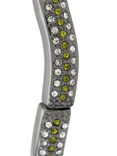 Shop Camila Klein Strass Encrusted Bracelet - Metallic