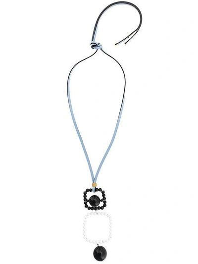 Shop Marni Pendant Necklace - Blue