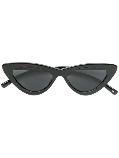 Shop Le Specs X Adam Selman The Last Lolita Sunglasses In Black