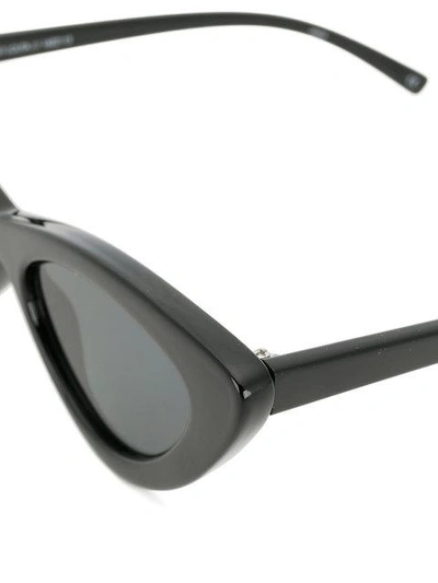 Shop Le Specs X Adam Selman The Last Lolita Sunglasses In Black