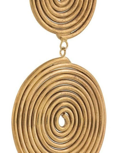 Shop Petite Grand Double Espiral Earrings - Metallic