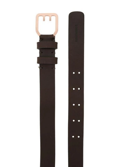 Shop Dsquared2 Icon Buckle Belt - Brown