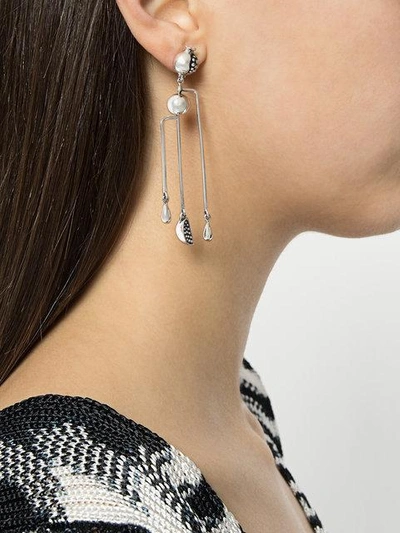 Shop Pamela Love Hera Mobile Earrings In Metallic