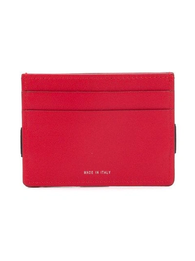 Shop Alyx Branded Strap Front Cardholder In Red