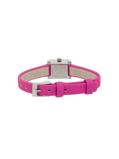 Shop Gucci G-frame Watch - Pink