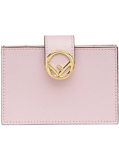 Shop Fendi Gusseted Card Holder - Pink