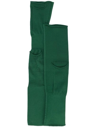Shop Rick Owens Day Sleeve Holsters In Green