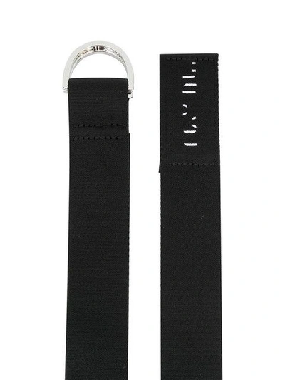 Shop Ben Taverniti Unravel Project Adjustable Belt In Black