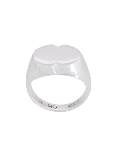 Shop Niomo Phoebe Pinky Finger Ring In Metallic