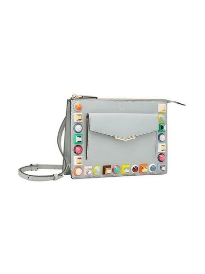 Shop Fendi Mini Pouch Bag - Grey