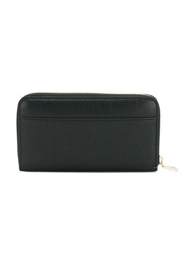 Shop Dolce & Gabbana Continental Zip-around Wallet - Black