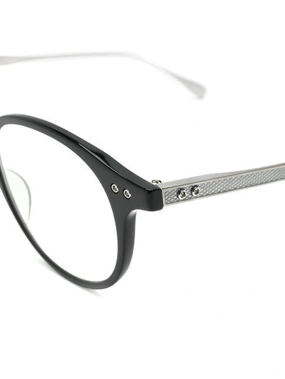 Shop Dita Eyewear Ash Glasses In Metallic
