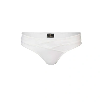 Shop Valimar Santorini Bandeau Bikini Bottom Off White