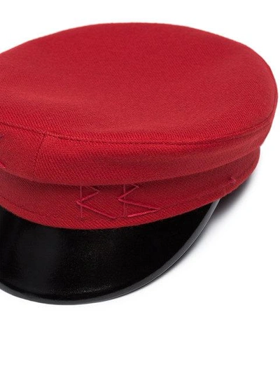 Ruslan Baginskiy Baker Boy Cap In Red