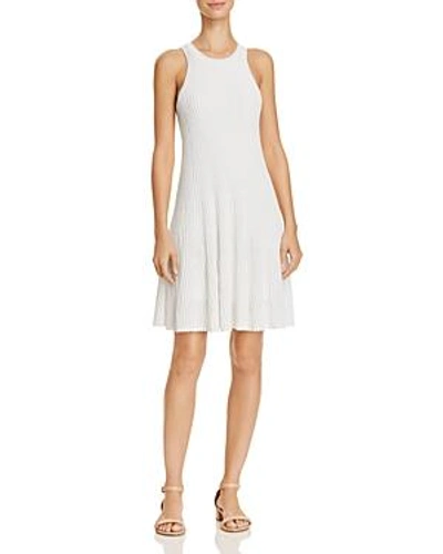 Shop Theory Ottoman Knit Dress In Shell White