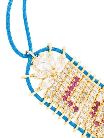 Shop Shourouk Love Bracelet In Blue