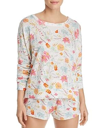 Shop Honeydew Starlight French Terry Top In Macrame Floral