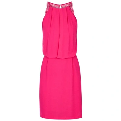 Shop Samsoe & Samsoe Willow Fuchsia Open-back Dress In Pink
