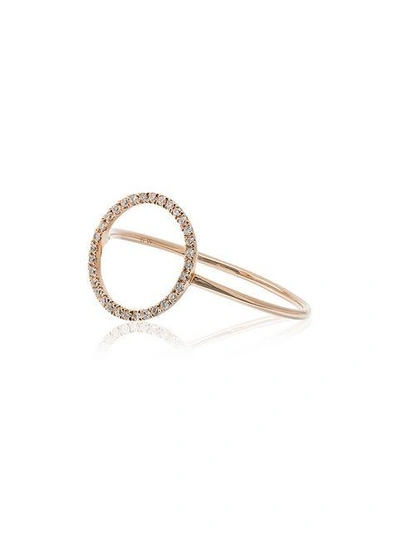 Shop Rosa De La Cruz Eternity Diamond Ring - Metallic