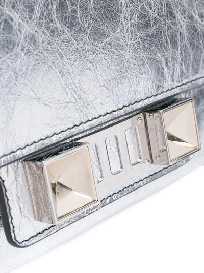 Shop Proenza Schouler Metallic Ps11 Wallet With Strap
