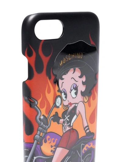 Shop Moschino Betty Boop Iphone 7 Case In Black