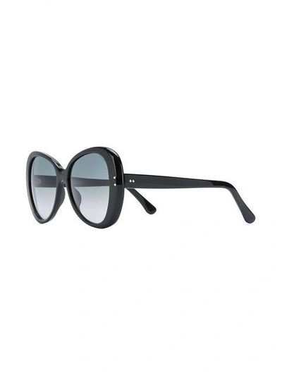 Cutler And Gross Black Tie Sunglasses In Black