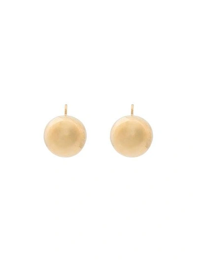 Shop Beaufille 10k Yellow Gold Plated Small Scoop Earrings - Metallic