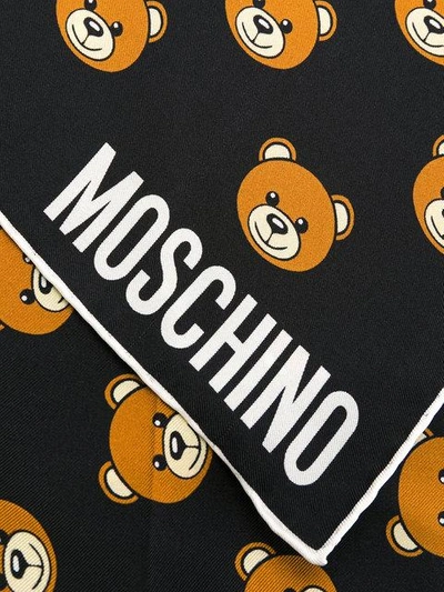 Shop Moschino Teddy Bear Motif Scarf