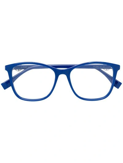 Shop Fendi Square Frame Glasses