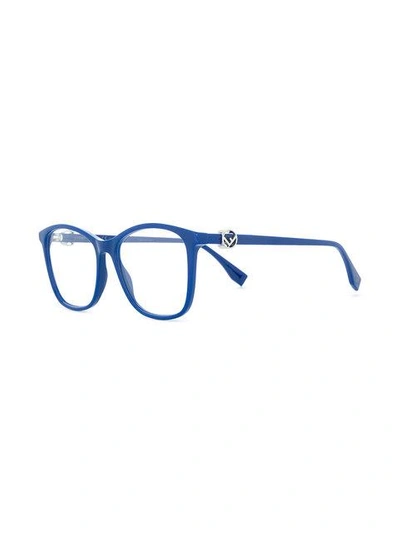 Shop Fendi Square Frame Glasses