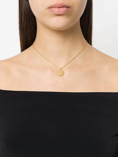 Shop Astley Clarke Mille Pendant Necklace In Metallic