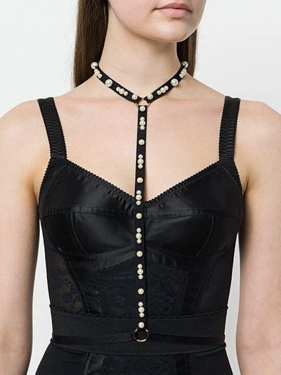 Shop Radà Embellished Harness In Black