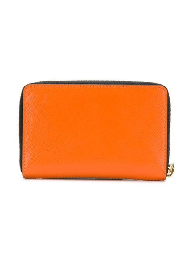 Marc Jacobs Snapshot Mini Compact French Wallet In Blue
