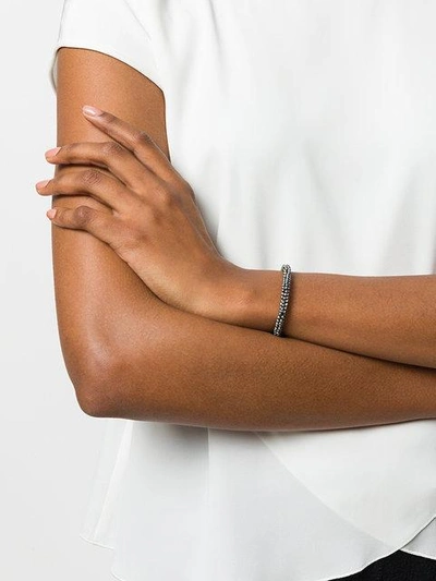 Shop M Cohen Beaded Bracelet In Metallic