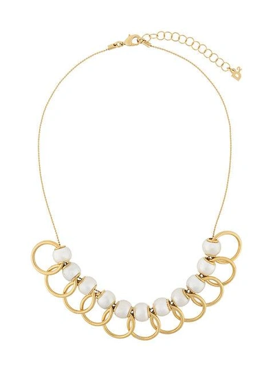 Shop Dsquared2 Overlapping Hoop Necklace