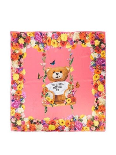 Teddy花卉围巾