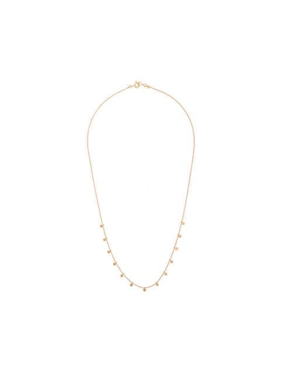 Shop Sia Taylor 18kt Rose Gold Rainbow Dots Necklace