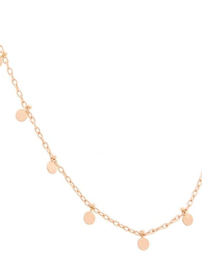 Shop Sia Taylor 18kt Rose Gold Rainbow Dots Necklace